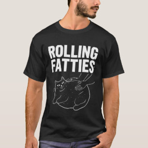 T-shirt Chat qui roule Gros chats Chaton Chat grassouillet