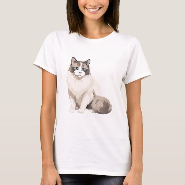 T-shirt Chat Ragdoll (Devant)