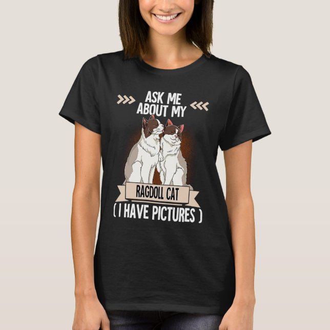 T-shirt Chat Ragdoll  6 (Devant)
