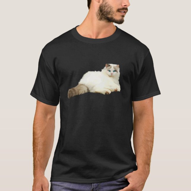 T-shirt Chat Ragdoll Mignon 1 (Devant)