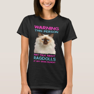 T-shirt Chat Ragdoll Peut Parler des Ragdolls