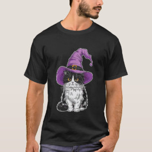 T-shirt Chat Ragdoll Sorcière Halloween