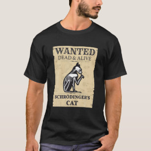 T-shirt Chat Recherché de Schrodinger