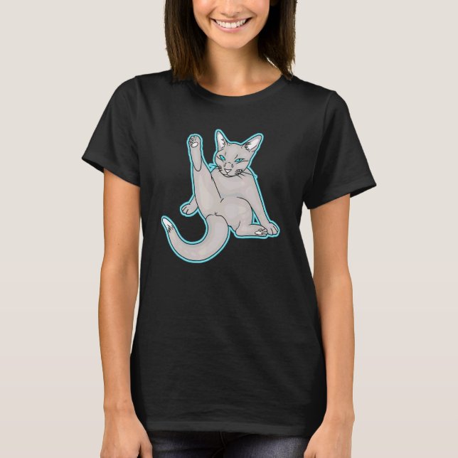 T-shirt Chat Relaxant (Devant)