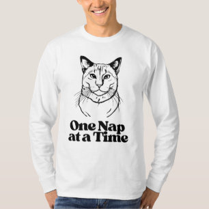 T-shirt Chat Relaxant Une Sieste À La Fois Sommeil