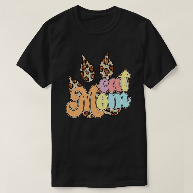 T-shirt Chat rétro 2 (Design devant)