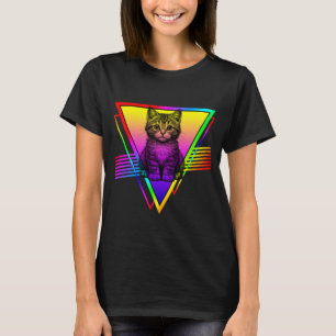 T-shirt Chat Rétro Mignon
