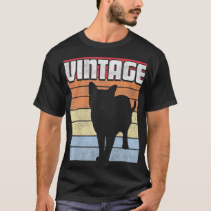 T-shirt Chat Retro Style Vintage Hommes Femmes Enfants 80s