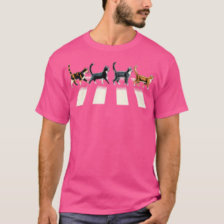 T-shirt Chat Rock And Roll Musique Drôle De Chat