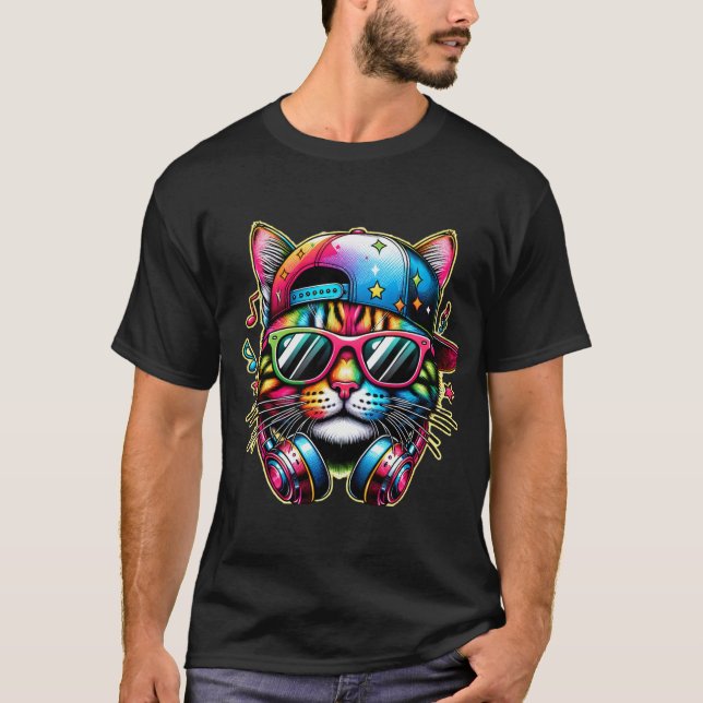 T-shirt Chat rouge (Devant)