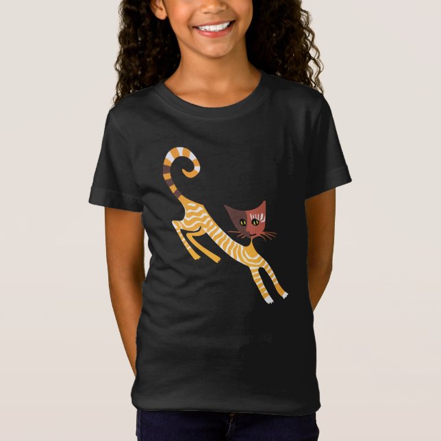 T-Shirt Chat rouge drôle (Devant)