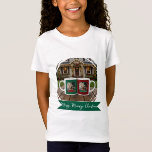 T-Shirt Chat roux, Texte de photo personnaliser ,Joyeux No