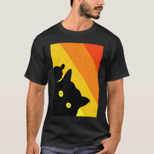 T-shirt Chat Rude Cheeky Donnant Le Doigt Moyen