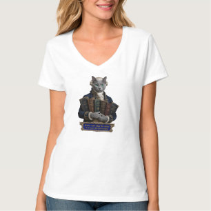 T-shirt Chat Russian Blue Emmanuel Kant