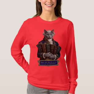 T-shirt Chat Russian Blue Emmanuel Kant