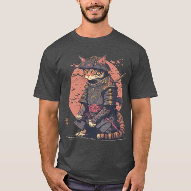 T-shirt Chat Samouraï (Devant)