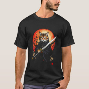 T-shirt Chat Samouraï