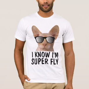 T-shirt Chat sans cheveux Sphynx amusant
