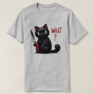 T-shirt Chat Sarcasique Graphique