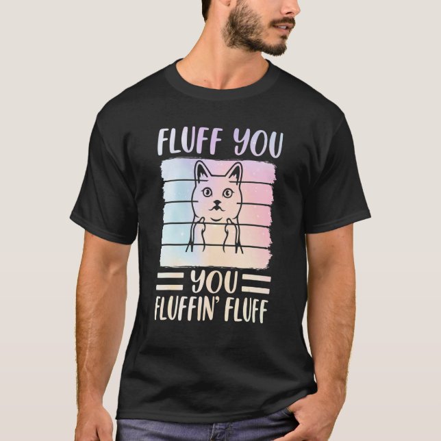 T-shirt Chat Sarcastique Kitten (Devant)