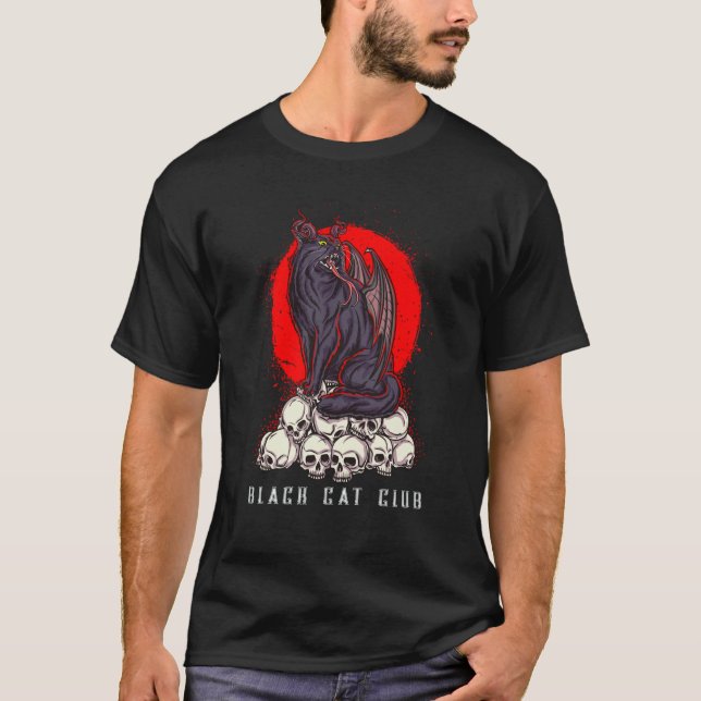 T-shirt Chat Satan Satanique Démoniaque Diable Chatons 666 (Devant)