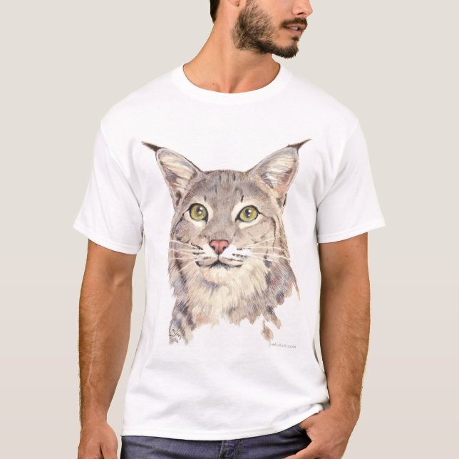 T-shirt - chat sauvage (Devant)