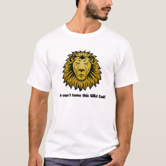 T-shirt Chat sauvage de lion