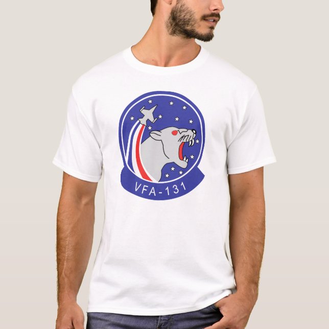 T-shirt Chat sauvage VFA-131 (Devant)
