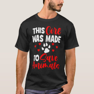 T-shirt Chat Sauve Cette Fille A Été Faite Pour Sauver Les