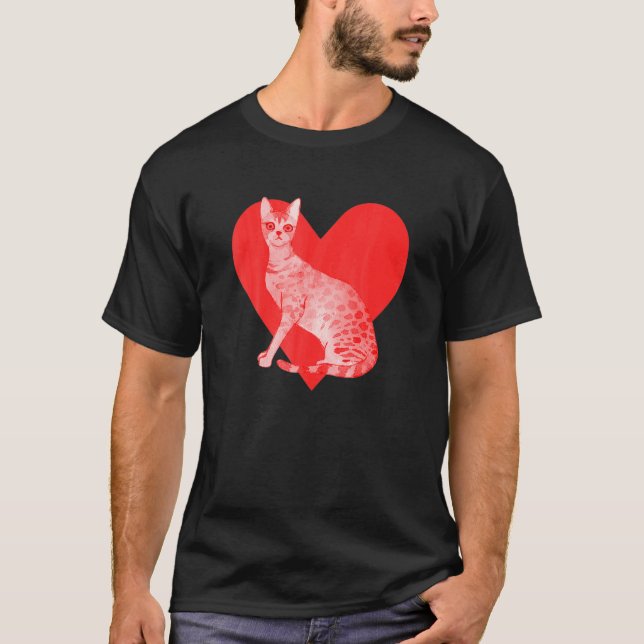 T-shirt Chat Savannah (Devant)