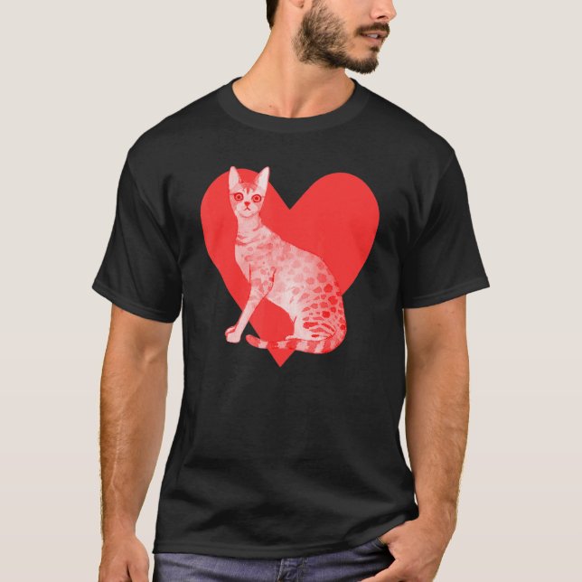 T-shirt Chat Savannah (Devant)