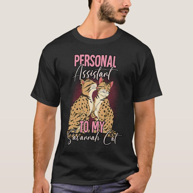 T-shirt Chat Savannah  10 (Devant)