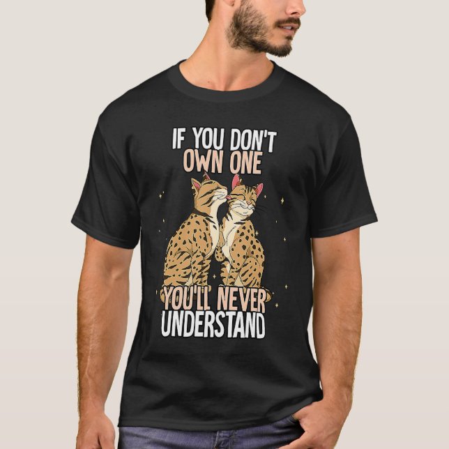 T-shirt Chat Savannah  8 (Devant)