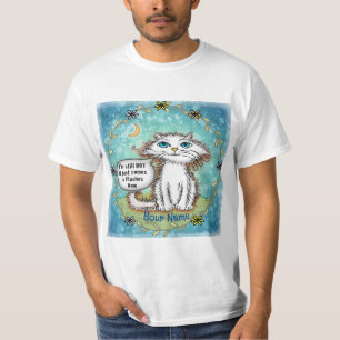T-shirt Chat Scraggles Bouffées de Chaleur