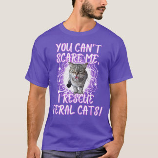 T-shirt Chat Secouru feral