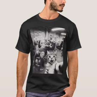 T-shirt Chat Selfie Drôle Bigfoot Gym Bro Musculation