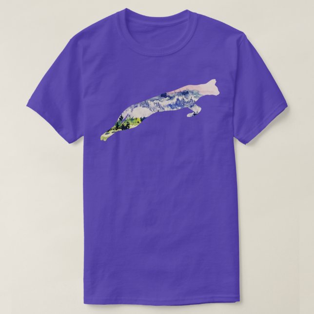 T-shirt Chat serval 2 (Design devant)