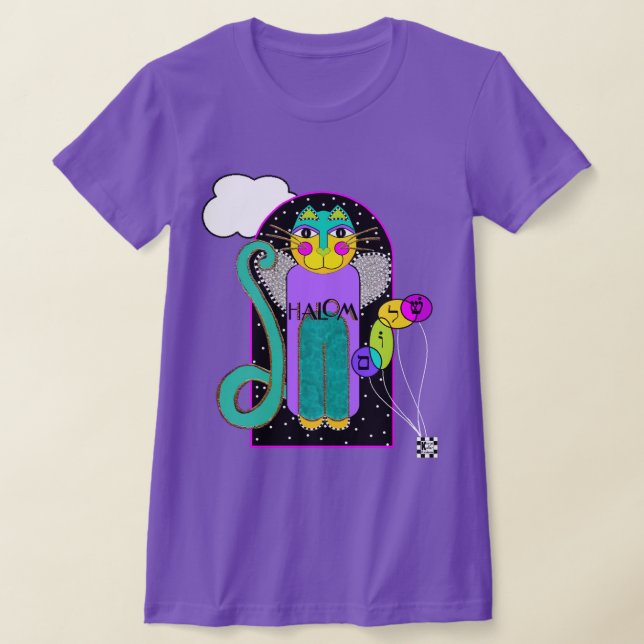 T-shirt Chat Shalom Angel (Poser)