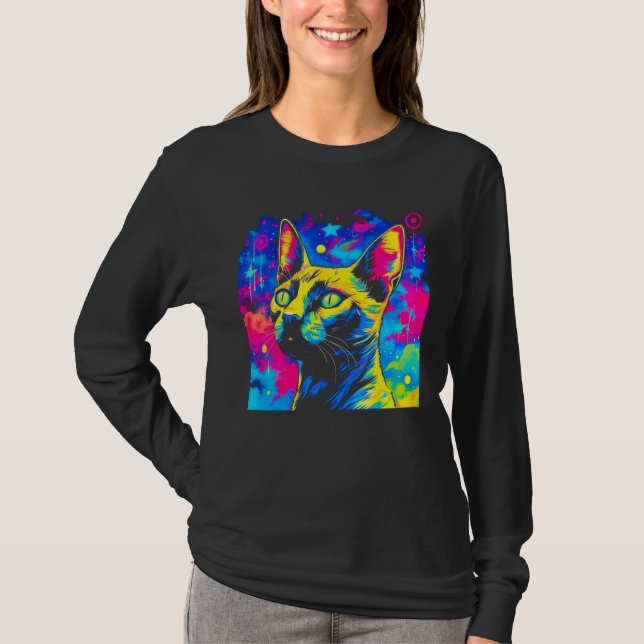 T-shirt Chat siamois   (Devant)