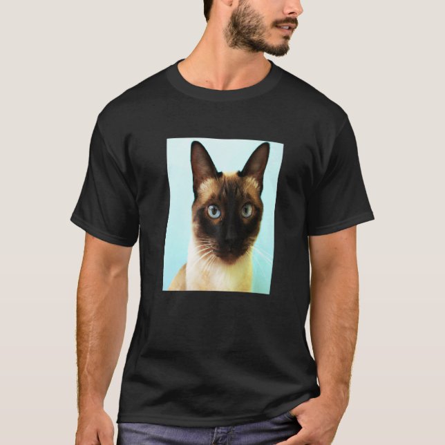 T-shirt chat siamois (Devant)