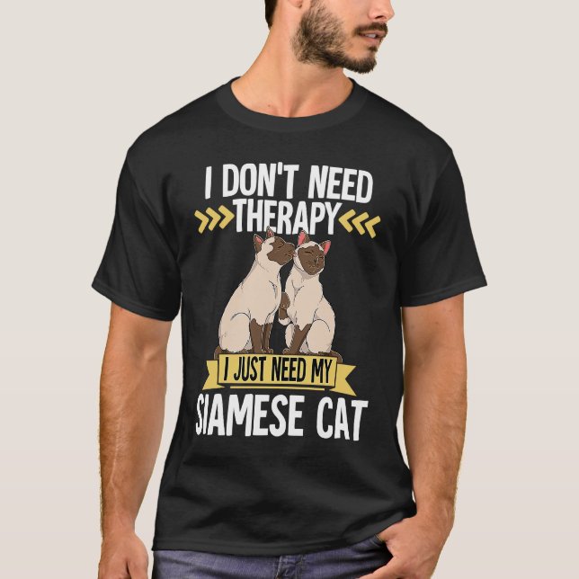 T-shirt Chat siamois  3 (Devant)