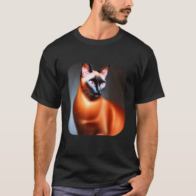 T-shirt chat siamois 6 (Devant)