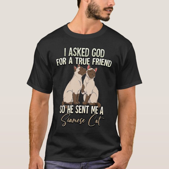 T-shirt Chat siamois  6 (Devant)