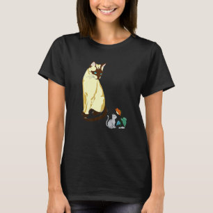 T-shirt Chat siamois assis Kitty siamois Parfum de tournes