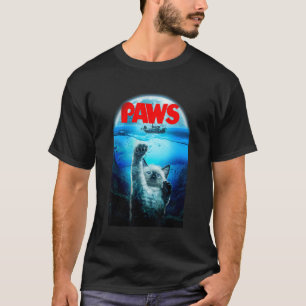 T-shirt Chat siamois comme monstre de la terreur profonde
