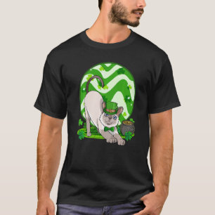 T-shirt Chat siamois St Patricks Leprechaun Chatons