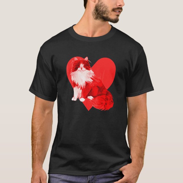 T-shirt Chat sibérien (Devant)