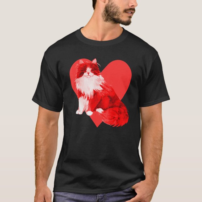 T-shirt Chat sibérien (Devant)