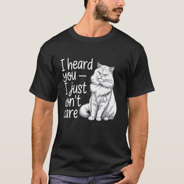 T-shirt Chat sibérien hilarant (Devant)