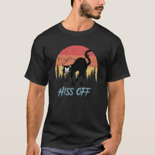 T-shirt Chat Sifflement Chat Chat noir Halloween